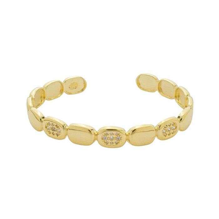Bracelete Patricia Zircônias Folheado a Ouro 18k