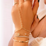 Bracelete Piuka Jade Letra Inicial Ponto de Luz Zircônias Folheado a Ouro 18k - Piuka
