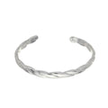Bracelete Rebeca Trançado Folheado em Ródio Branco Piuka - Piuka