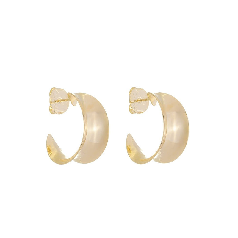 Brinco Argola Vintage G Hellen Folheada a Ouro 18k - Piuka