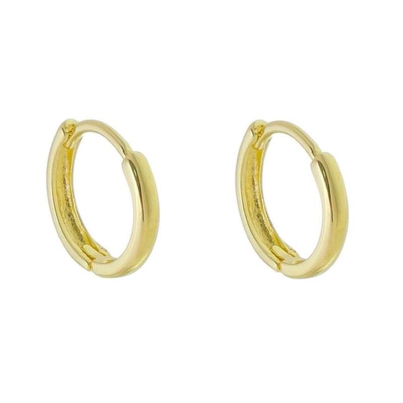 Brinco Argolinha Lala M Folheado a Ouro 18k - Piuka
