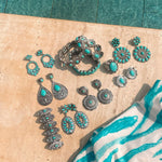Brinco Boho Audrey Turqueza Prata - Piuka