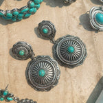 Brinco Boho Audrey Turqueza Prata - Piuka
