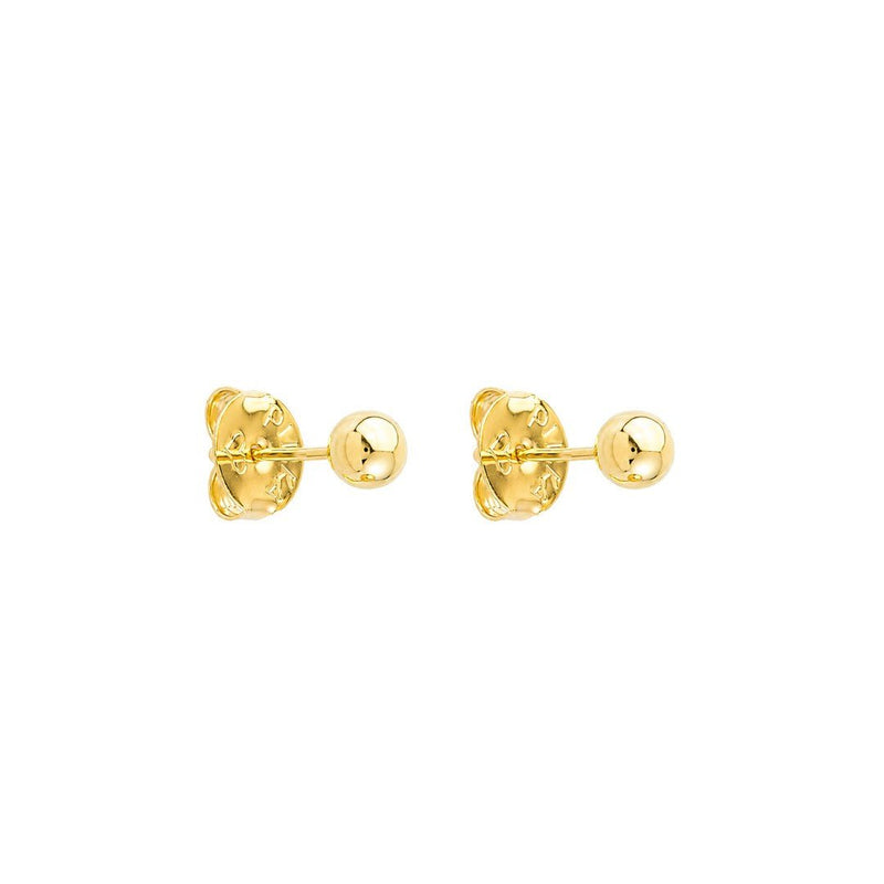 Brinco Bolinha Selena P Folheado a Ouro 18k - Piuka