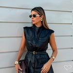 Brinco Botão Quadrado Melissa Folheado a Ouro 18k - Piuka
