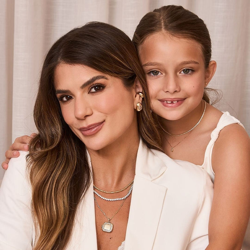 Brinco Botão Sarah Zircônia Folheado a Ouro 18k - Piuka