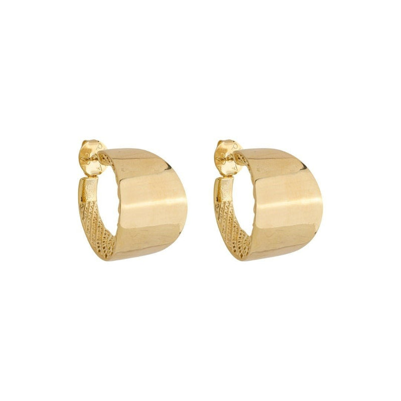 Brinco de Argola Bold Mabel Folheado a Ouro 18k - Piuka