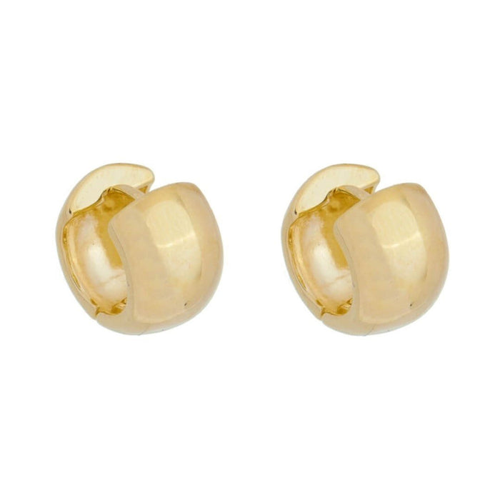 Brinco de Argola Larga Elisa Folheado a Ouro 18k