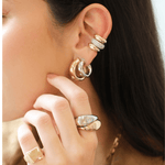 Brinco de Argola Tubo Lele G Folheado a Ouro 18k - Piuka