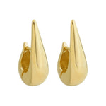 Brinco de Argola Vintage Glenda M Folheado a Ouro 18k - Piuka