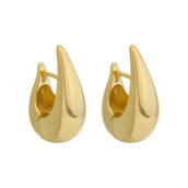 Brinco de Argola Vintage Glenda P Folheado a Ouro 18k - Piuka