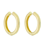 Brinco de Argola Yanca Folheado a Ouro 18k - Piuka