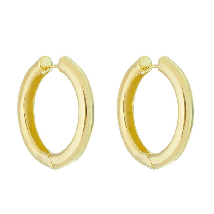 Brinco de Argola Yanca Folheado a Ouro 18k