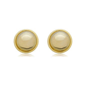 Brinco de Botão Luara Dourado - Piuka