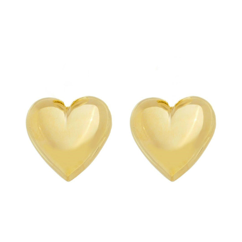 Brinco de Coração Luisa G Folheado a Ouro 18k - Piuka