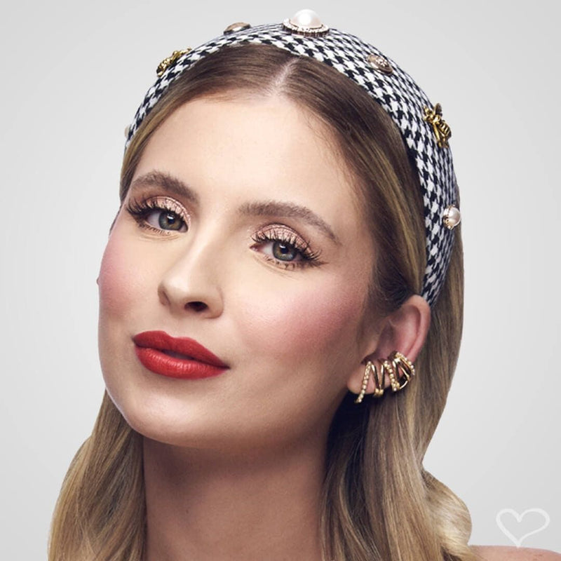 Brinco Ear Cuff Rafaela Pérolas Folheado a Ouro 18k - Piuka