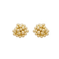 Brinco Esferas Orgânico Joana Folheado a Ouro 18k - Piuka