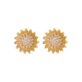 Brinco Girassol Analice Zircônias Folheado a Ouro 18k - Piuka
