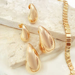 Brinco Hailey Gota Pequena Folheado a Ouro 18k Piuka - Piuka