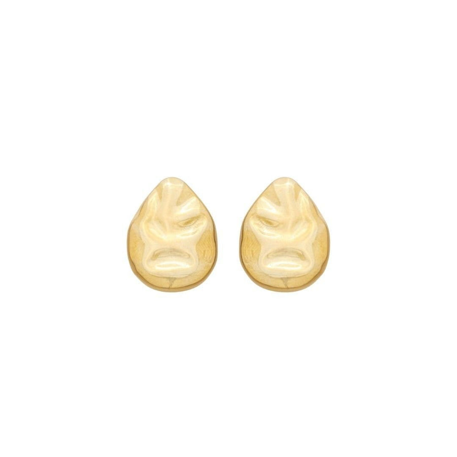 Brinco Organico Cecilia Folheado a Ouro 18k - Piuka