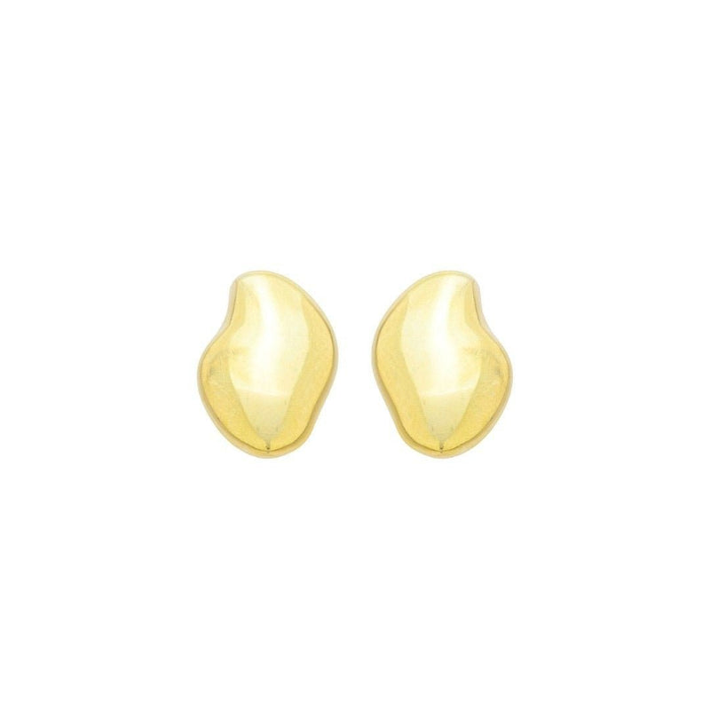 Brinco Orgânico Zoe Folheado a Ouro 18k - Piuka