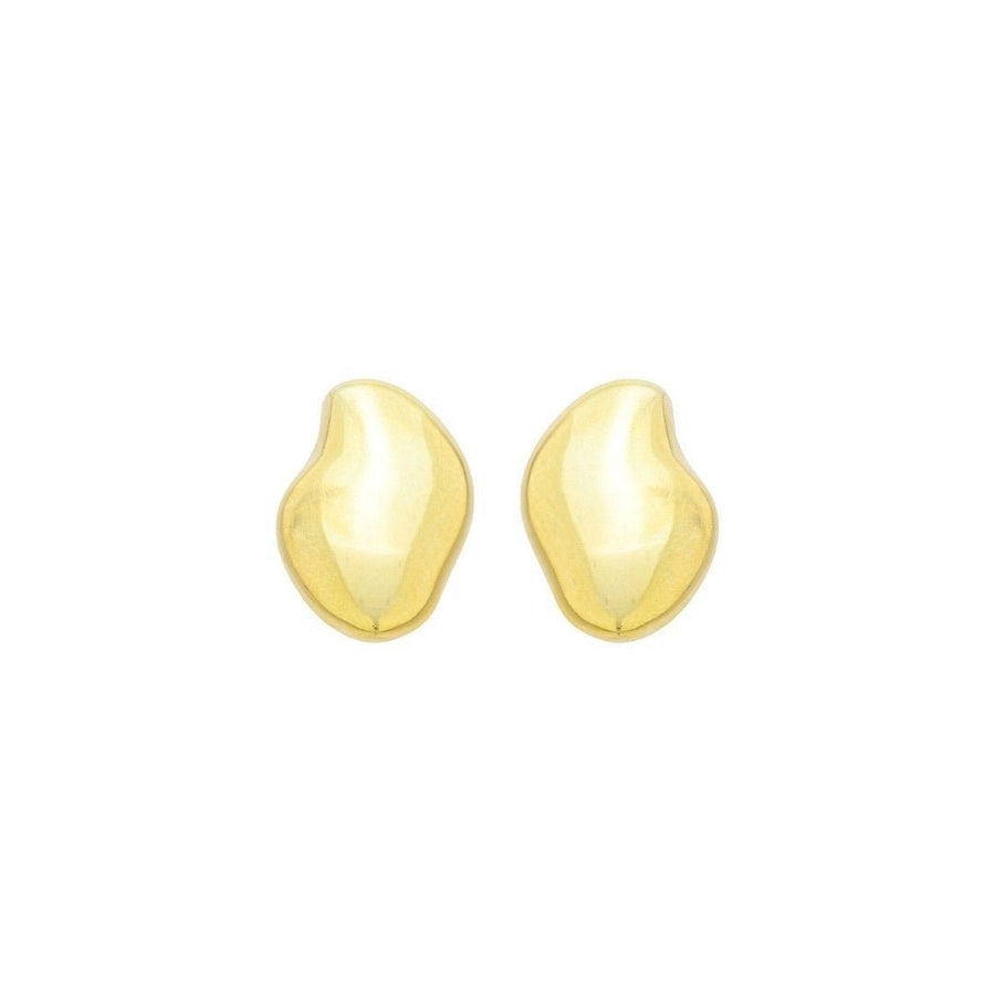 Brinco Orgânico Zoe Folheado a Ouro 18k - Piuka