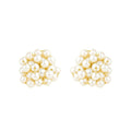 Brinco Pérolas Orgânico Thais Folheado a Ouro 18k - Piuka