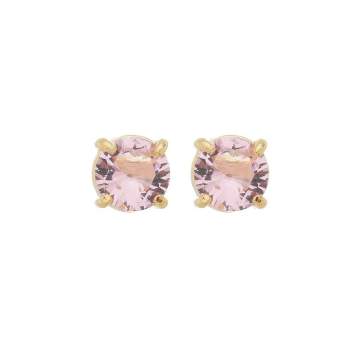 Brinco Ponto de Luz G Amor Hcc Zircônia Folheado a Ouro 18k