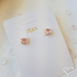 Brinco Ponto de Luz M Amor Hcc Zircônia Folheado a Ouro 18k - Piuka
