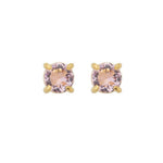 Brinco Ponto de Luz M Amor Hcc Zircônia Folheado a Ouro 18k - Piuka