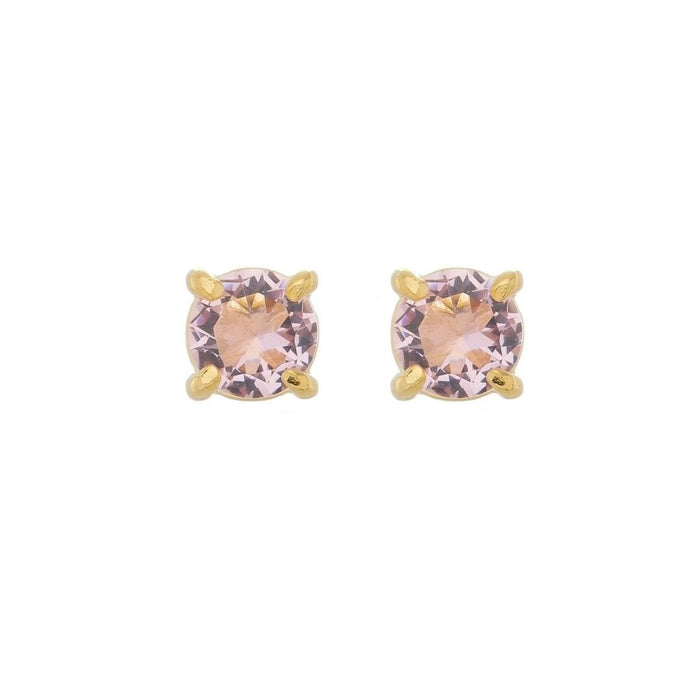 Brinco Ponto de Luz M Amor Hcc Zircônia Folheado a Ouro 18k
