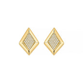 Brinco Serena Zircônias Folheado a Ouro 18k - Piuka