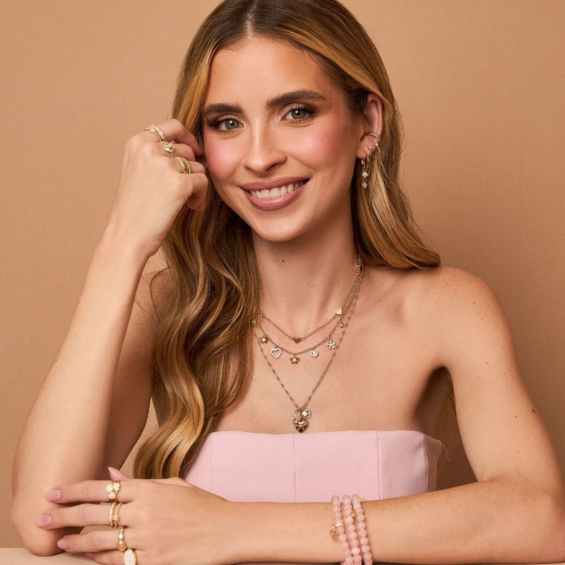 Choker Anne Coração Folheada a Ouro 18k - Piuka