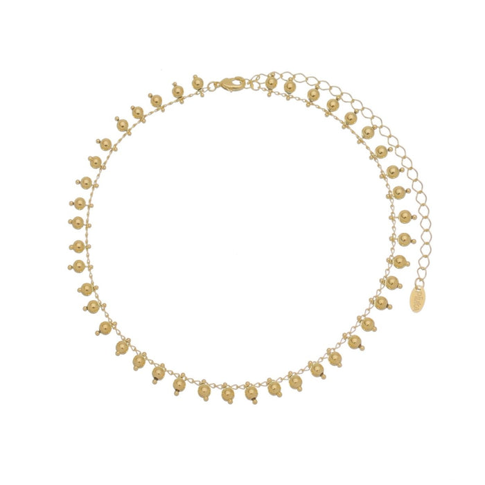 Choker Bolinhas Folheado a Ouro 18k Gisel