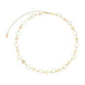 Choker Constelação Estrelas Sirius Folheada a Ouro 18k - Piuka