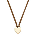 Choker Courinho Laura Coração Folheado a Ouro 18k - Piuka
