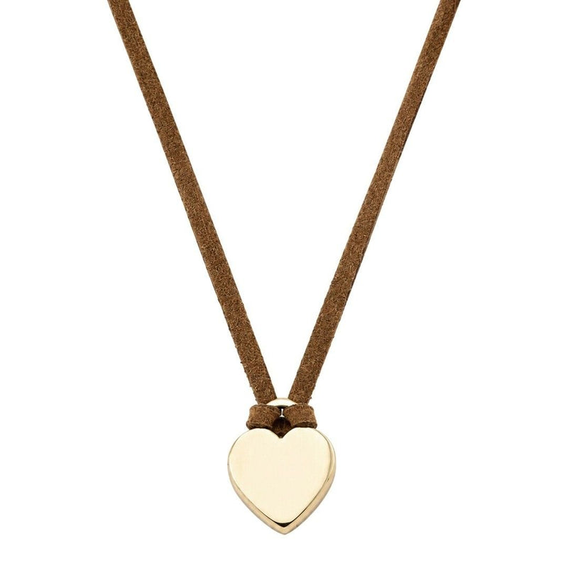 Choker Courinho Laura Coração Folheado a Ouro 18k - Piuka