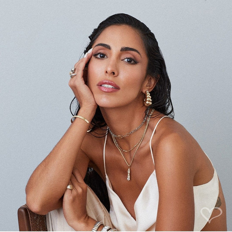 Choker Ester Zircônia Folheada em Ródio Branco e Folheado a Ouro 18k - Piuka