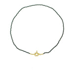 Choker Fê Zircônias Preta Folheada a Ouro 18k - Piuka