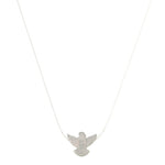Choker Fio de Nylon Espirito Santo Madrepérola Folheado a Ouro 18k - Piuka