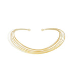 Choker Fios de Metal Folheada a Ouro 18k Ana Laura - Piuka
