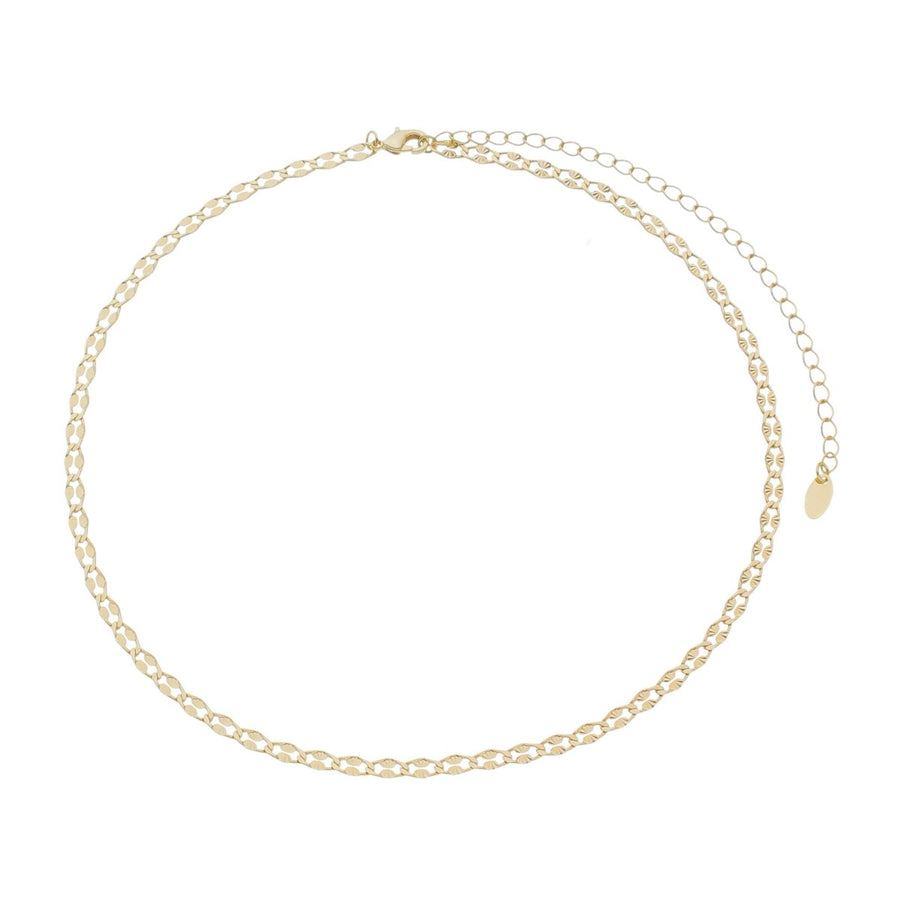 Choker Linda Elos Diamantados Folheada a Ouro 18k - Piuka