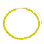 Choker Mari Fimos Amarelo - Piuka
