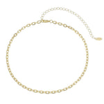 Choker Mini Elos Folheada a Ouro 18k Dua - Piuka