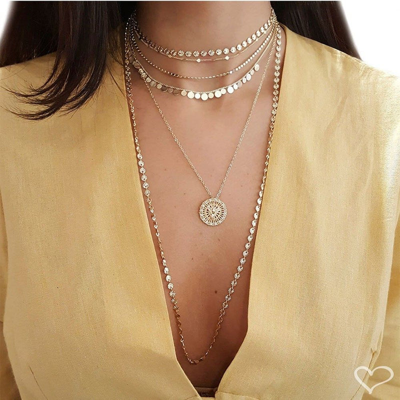 Choker Piuka Bela 2 Voltas Folheada a Ouro 18k - Piuka