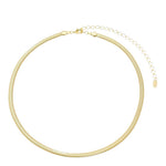 Choker Piuka Fernanda Malha Fina Metal Folheada a Ouro 18k - Piuka