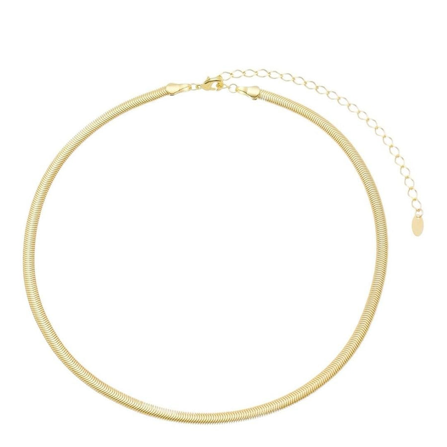 Choker Piuka Fernanda Malha Fina Metal Folheada a Ouro 18k - Piuka
