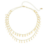 Choker Piuka Flora Corações e Gotas Folheada a Ouro 18k - Piuka
