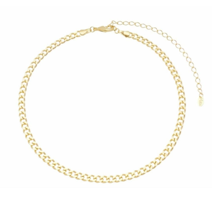 Choker Piuka Frida Elos Groumet Folheado a Ouro 18k