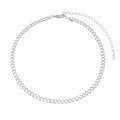 Choker Piuka Frida Elos Groumet Folheado em Ródio Branco - Piuka